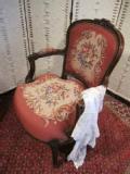 1930French PetitPoint arm chair ��bouquet�� 